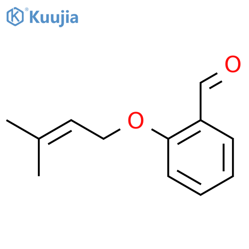 Benzaldehyde, 2-[(3-methyl-2-butenyl)oxy]- structure