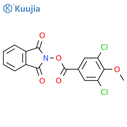 1,3-dioxo-2,3-dihydro-1H-isoindol-2-yl 3,5-dichloro-4-methoxybenzoate structure