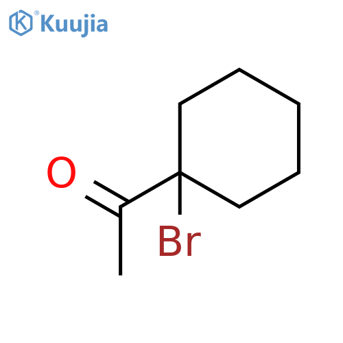 Ethanone, 1-(1-bromocyclohexyl)- structure