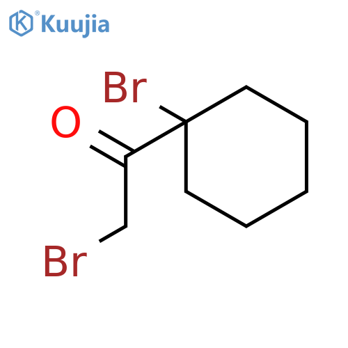 ETHANONE, 2-BROMO-1-(1-BROMOCYCLOHEXYL)- structure