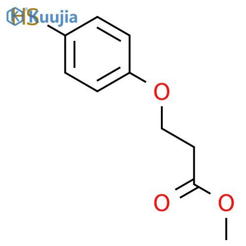 PROPANOIC ACID, 3-(4-MERCAPTOPHENOXY)-, METHYL ESTER structure