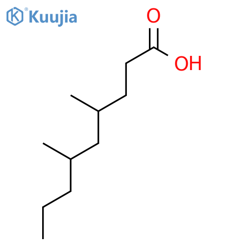 Nonanoic acid, 4,6-dimethyl- structure