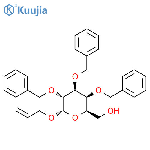 α-D-Galactopyranoside, 2-propen-1-yl 2,3,4-tris-O-(phenylmethyl)- structure