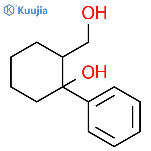 (1R,2R)-2-(hydroxymethyl)-1-phenyl-cyclohexanol structure
