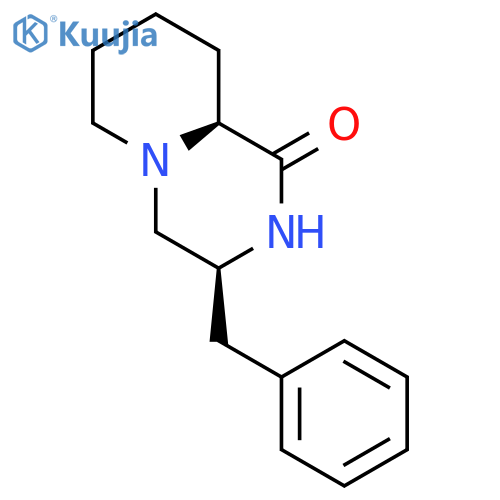 2H-Pyrido[1,2-a]pyrazin-1(6H)-one,hexahydro-3-(phenylmethyl)-, (3S,9aS)- structure