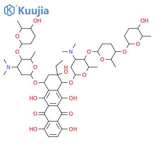 β-Rhodomycin S1B; 7-Hydroxy structure
