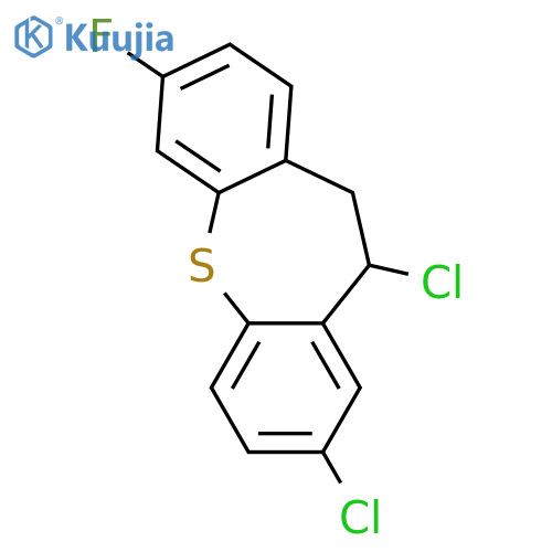 Dibenzo[b,f]thiepin, 2,11-dichloro-7-fluoro-10,11-dihydro- structure