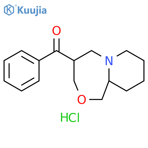 Methanone, (octahydro-3H-pyrido[2,1-c][1,4]oxazepin-4-yl)phenyl-,hydrochloride structure