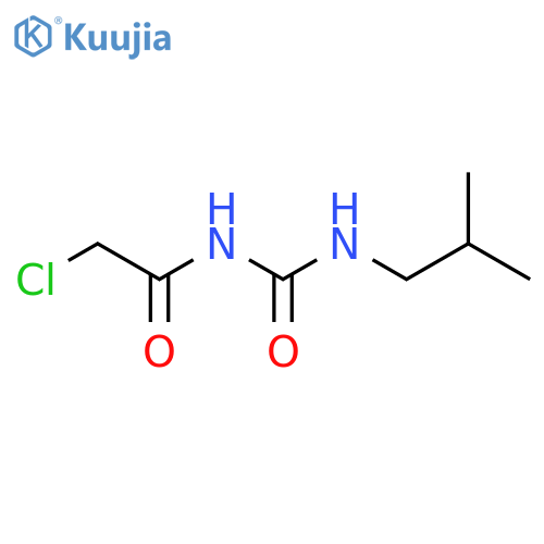 3-(2-chloroacetyl)-1-(2-methylpropyl)urea structure