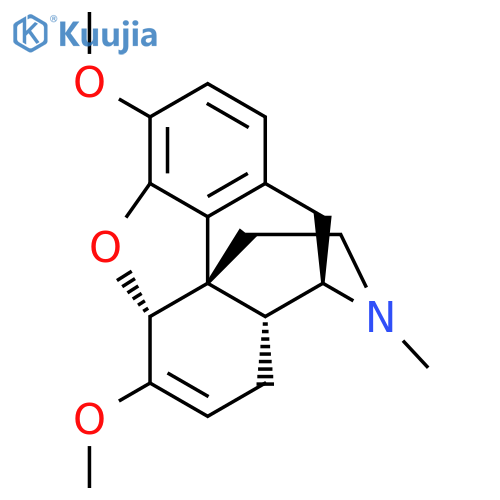 (5alpha)-6,7-didehydro-4,5-epoxy-3,6-dimethoxy-17-methylmorphinan structure