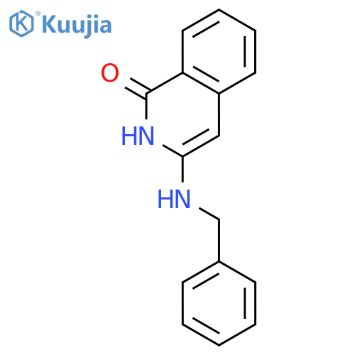 1(2H)-Isoquinolinone, 3-[(phenylmethyl)amino]- structure