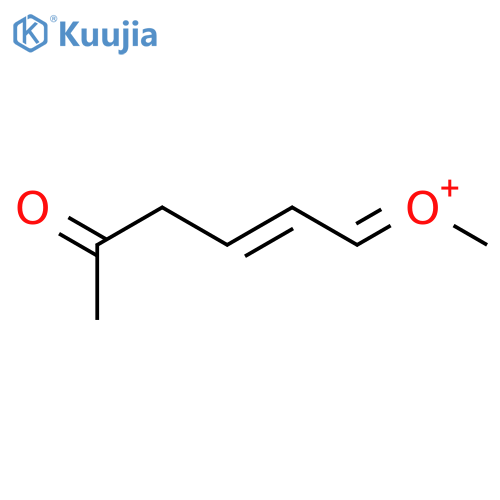 Oxonium, methyl(5-oxo-2-hexenylidene)- structure