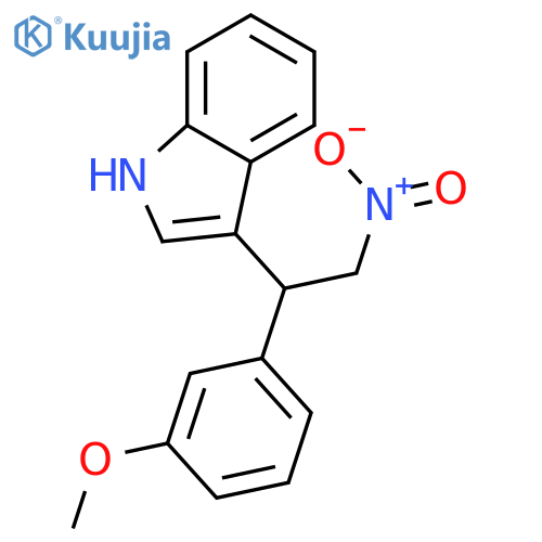3-1-(3-Methoxyphenyl)-2-nitroethyl-1H-indole structure