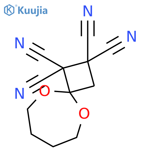 5,10-DIOXASPIRO[3.6]DECANE-1,1,2,2-TETRACARBONITRILE structure