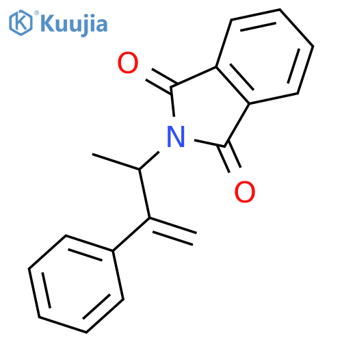 1H-ISOINDOLE-1,3(2H)-DIONE, 2-(1-METHYL-2-PHENYL-2-PROPENYL)- structure