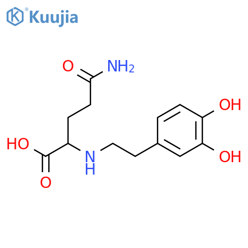 L-Glutamine,N-[2-(3,4-dihydroxyphenyl)ethyl]- structure