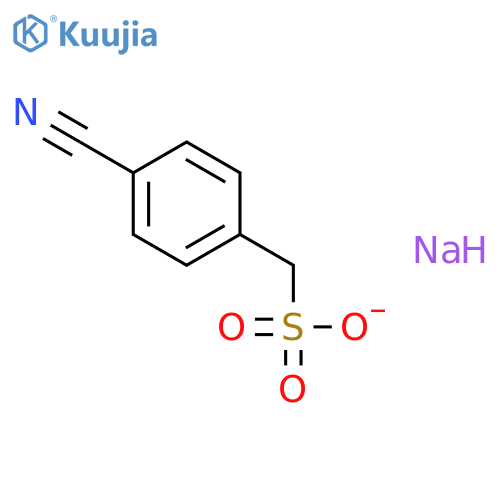 (4-cyano-phenyl)-methanesulfonic acid , sodium-salt structure