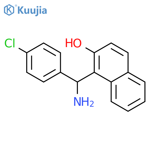 1-Amino-(4-Chloro-Phenyl)-Methyl-Naphthalen-2-Ol structure