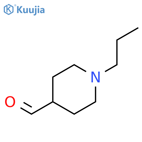 1-propylpiperidine-4-carbaldehyde structure