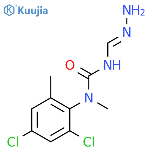UREA, N'-(AMINOIMINOMETHYL)-N-(2,4-DICHLORO-6-METHYLPHENYL)-N-METHYL- structure