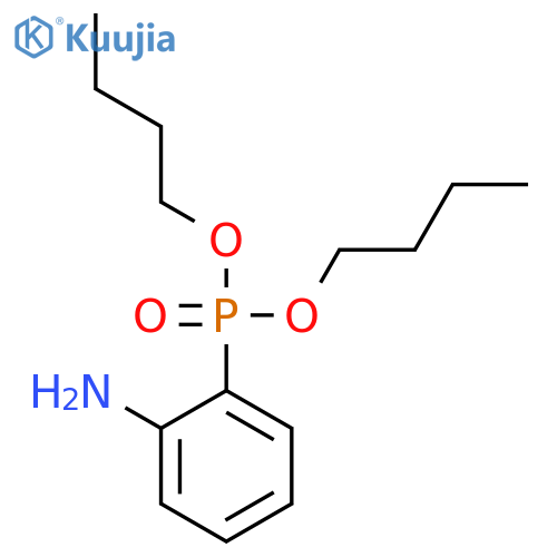 PHOSPHONIC ACID, (2-AMINOPHENYL)-, DIBUTYL ESTER structure