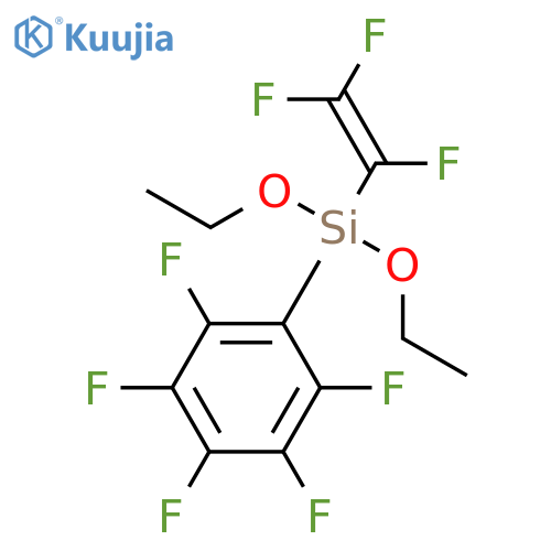 Silane, diethoxy(pentafluorophenyl)(trifluoroethenyl)- structure