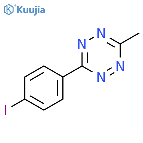 3-(4-Iodophenyl)-6-methyl-1,2,4,5-tetrazine structure