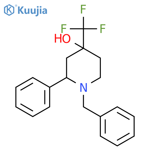 1-Benzyl-4-(3-trifuoromethyl)-phenyl-4-piperdinol structure