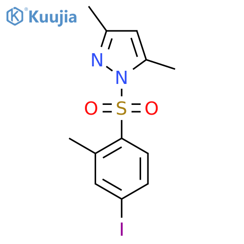 1-[(4-iodo-2-methylphenyl)sulfonyl]-3,5-dimethyl-1H-pyrazole structure