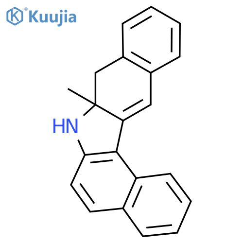 7H-Dibenzo[b,g]carbazole, 7a,8-dihydro-7a-methyl- structure