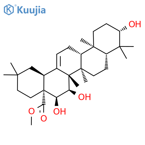 Methyl (4aR,5S,6R,6aR,6aS,6bR,8aR,10S,12aR,14bS)-5,6,10-trihydroxy-2,2,6a,6b,9,9,12a-heptamethyl-1,3,4,5,6,6a,7,8,8a,10,11,12,13,14b-tetradecahydropicene-4a-carboxylate structure