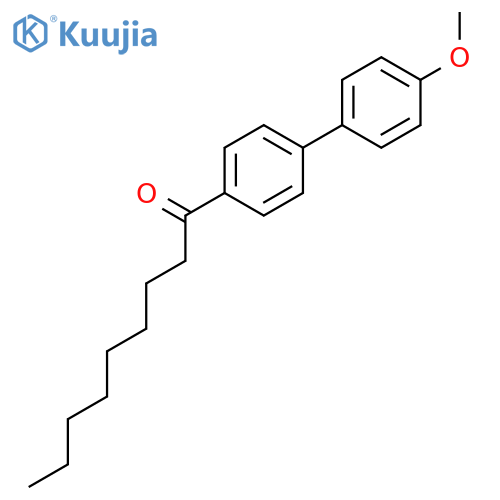1-Nonanone, 1-(4'-methoxy[1,1'-biphenyl]-4-yl)- structure