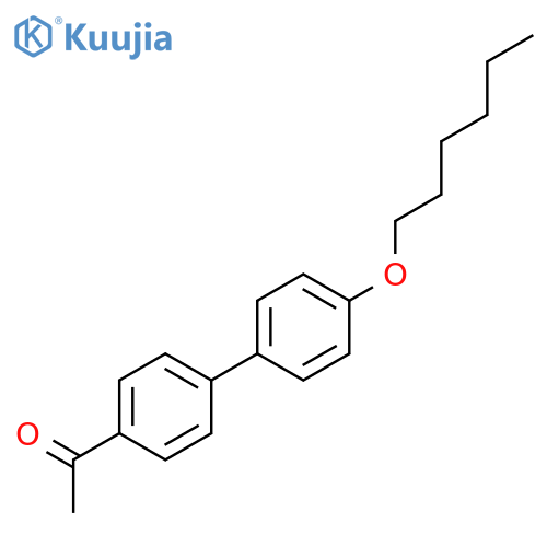 Ethanone, 1-[4'-(hexyloxy)[1,1'-biphenyl]-4-yl]- structure