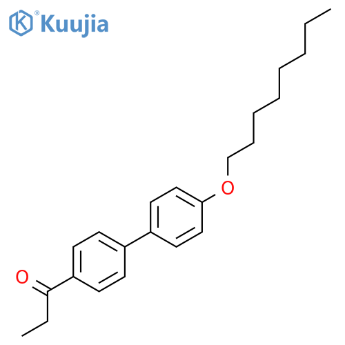 1-Propanone, 1-[4'-(octyloxy)[1,1'-biphenyl]-4-yl]- structure