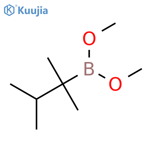 Boronic acid, (1,1,2-trimethylpropyl)-, dimethyl ester structure