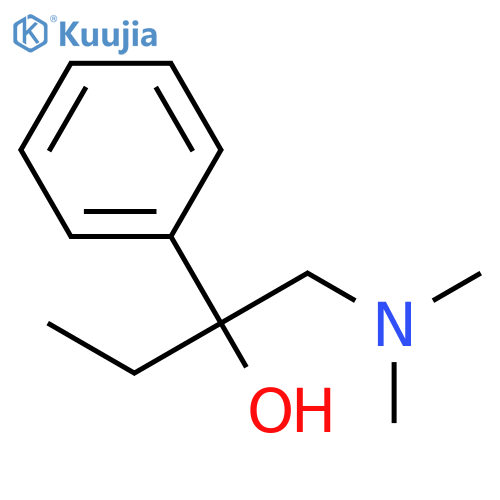 α-(Dimethylamino)methyl-α-ethyl-benzenemethanol structure
