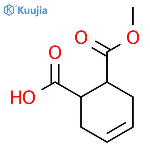 6-Methoxycarbonyl-3-cyclohexene-1-carboxylic acid structure