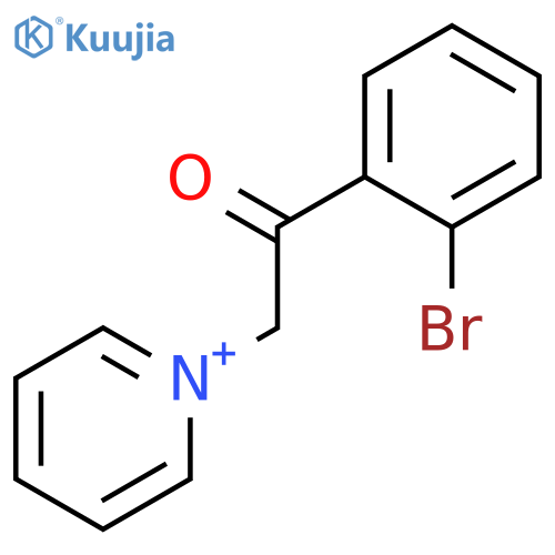 PYRIDINIUM, 1-[2-(2-BROMOPHENYL)-2-OXOETHYL]- structure