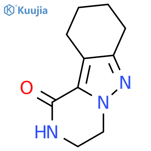 3,4,7,8,9,10-Hexahydropyrazino[1,2-b]indazol-1(2H)-one structure