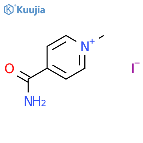1-methylpyridin-1-ium-4-carboxamide;iodide structure