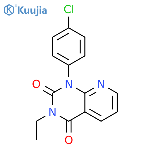 Pyrido[2,3-d]pyrimidine-2,4(1H,3H)-dione, 1-(4-chlorophenyl)-3-ethyl- structure