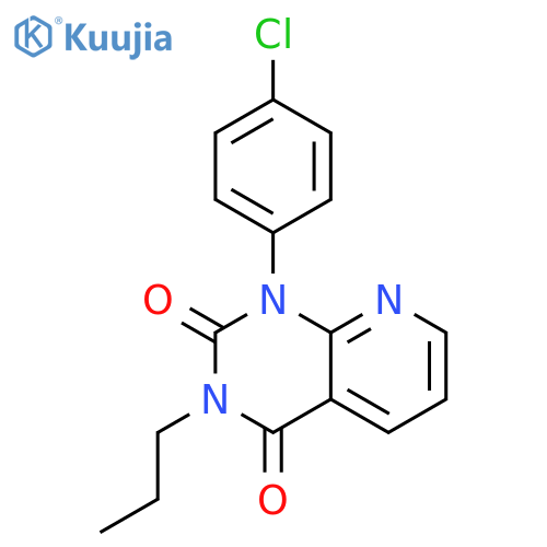 Pyrido[2,3-d]pyrimidine-2,4(1H,3H)-dione, 1-(4-chlorophenyl)-3-propyl- structure
