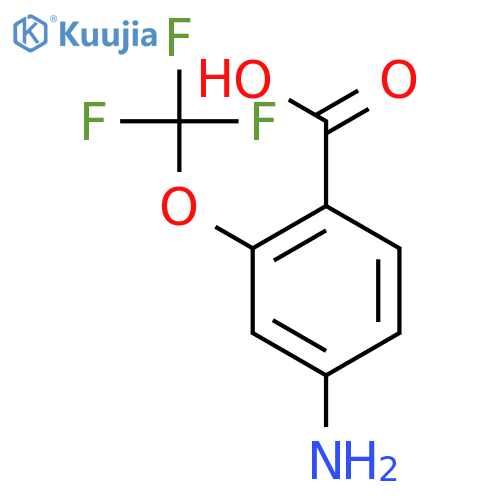 4-amino-2-(trifluoromethoxy)benzoic acid structure
