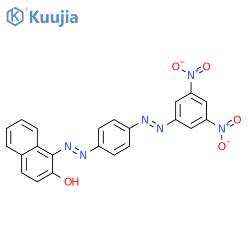 2-NAPHTHALENOL, 1-[[4-[(3,5-DINITROPHENYL)AZO]PHENYL]AZO]- structure