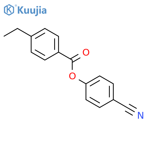 4-Cyanophenyl 4-ethylbenzoate structure