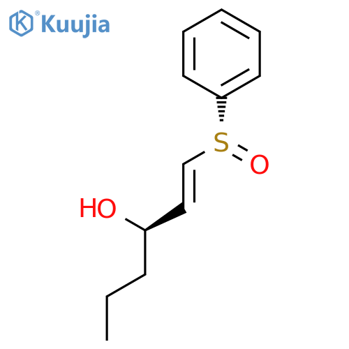 1-Hexen-3-ol, 1-[(R)-phenylsulfinyl]-, (1E,3R)-rel- structure