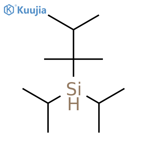 SILANE, BIS(1-METHYLETHYL)(1,1,2-TRIMETHYLPROPYL)- structure