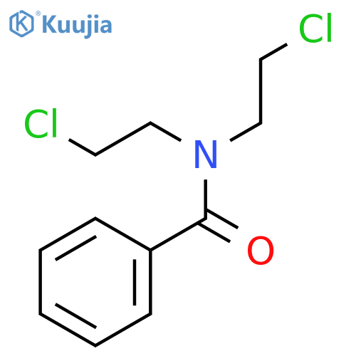 Benzamide,N,N-bis(2-chloroethyl)- structure