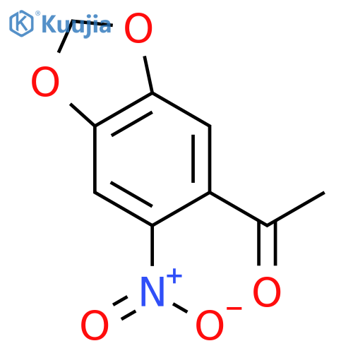 1-(6-nitro-2H-1,3-benzodioxol-5-yl)ethan-1-one structure
