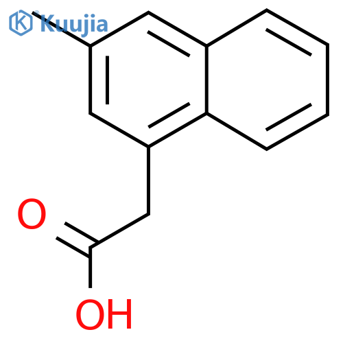 2-Methylnaphthalene-4-acetic acid structure